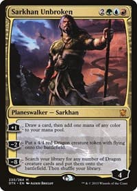 Sarkhan Unbroken - Dragons of Tarkir - Magic: The Gathering card