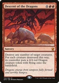 Descent of the Dragons - Dragons of Tarkir - Magic: The Gathering card
