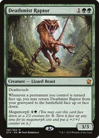 Deathmist Raptor - Dragons of Tarkir - Magic: The Gathering card