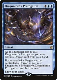 Dragonlord's Prerogative - Dragons of Tarkir - Magic: The Gathering card