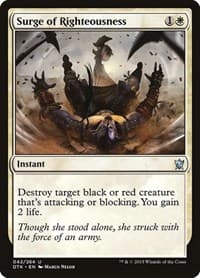 Surge of Righteousness - Dragons of Tarkir - Magic: The Gathering card