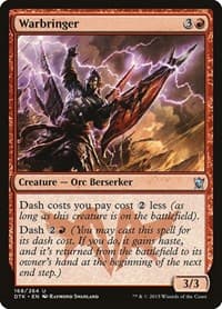 Warbringer - Dragons of Tarkir - Magic: The Gathering card