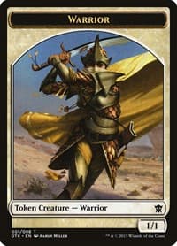 Warrior Token - Dragons of Tarkir - Magic: The Gathering card
