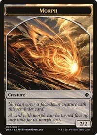 Morph Token - Dragons of Tarkir - Magic: The Gathering card