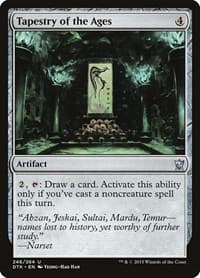 Tapestry of the Ages - Dragons of Tarkir - Magic: The Gathering card