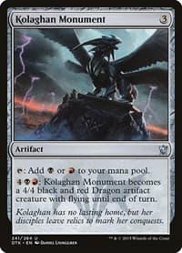 Kolaghan Monument - Dragons of Tarkir - Magic: The Gathering card