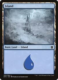 Island (253) - Dragons of Tarkir - Magic: The Gathering card