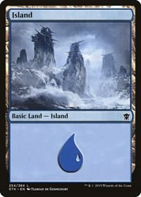 Island (254) - Dragons of Tarkir - Magic: The Gathering card