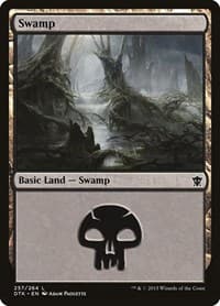 Swamp (257) - Dragons of Tarkir - Magic: The Gathering card