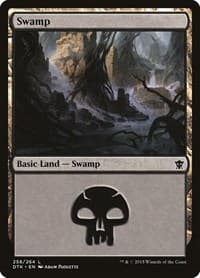 Swamp (258) - Dragons of Tarkir - Magic: The Gathering card
