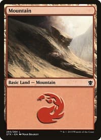 Mountain (260) - Dragons of Tarkir - Magic: The Gathering card