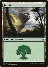 Forest (262) - Dragons of Tarkir - Magic: The Gathering card