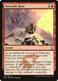 Draconic Roar - Dragons of Tarkir - Magic: The Gathering card