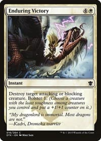 Enduring Victory - Dragons of Tarkir - Magic: The Gathering card
