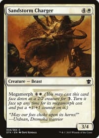 Sandstorm Charger - Dragons of Tarkir - Magic: The Gathering card