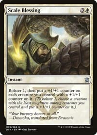Scale Blessing - Dragons of Tarkir - Magic: The Gathering card