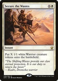 Secure the Wastes - Dragons of Tarkir - Magic: The Gathering card
