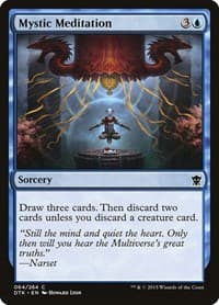 Mystic Meditation - Dragons of Tarkir - Magic: The Gathering card