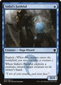 Sidisi's Faithful - Dragons of Tarkir - Magic: The Gathering card