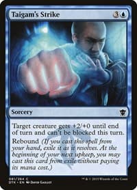 Taigam's Strike - Dragons of Tarkir - Magic: The Gathering card