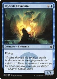 Updraft Elemental - Dragons of Tarkir - Magic: The Gathering card