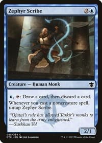 Zephyr Scribe - Dragons of Tarkir - Magic: The Gathering card