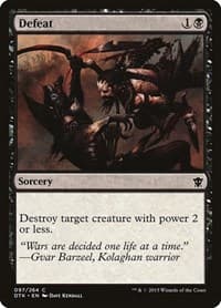 Defeat - Dragons of Tarkir - Magic: The Gathering card