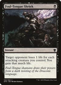 Foul-Tongue Shriek - Dragons of Tarkir - Magic: The Gathering card