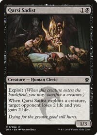 Qarsi Sadist - Dragons of Tarkir - Magic: The Gathering card