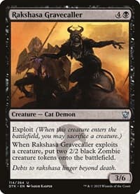 Rakshasa Gravecaller - Dragons of Tarkir - Magic: The Gathering card