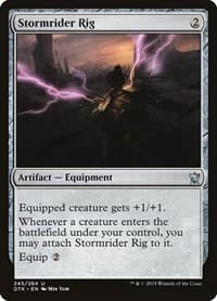 Stormrider Rig - Dragons of Tarkir - Magic: The Gathering card