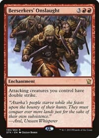 Berserkers' Onslaught - Dragons of Tarkir - Magic: The Gathering card