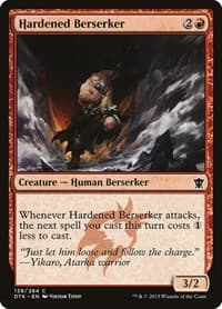 Hardened Berserker - Dragons of Tarkir - Magic: The Gathering card