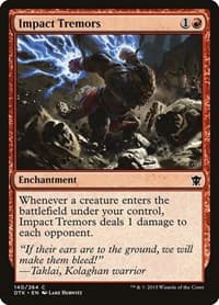 Impact Tremors - Dragons of Tarkir - Magic: The Gathering card