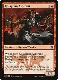 Kolaghan Aspirant - Dragons of Tarkir - Magic: The Gathering card