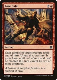 Lose Calm - Dragons of Tarkir - Magic: The Gathering card