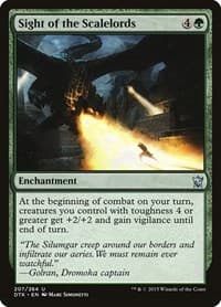 Sight of the Scalelords - Dragons of Tarkir - Magic: The Gathering card