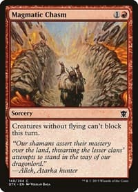 Magmatic Chasm - Dragons of Tarkir - Magic: The Gathering card