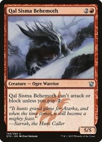 Qal Sisma Behemoth - Dragons of Tarkir - Magic: The Gathering card