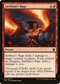 Sarkhan's Rage - Dragons of Tarkir - Magic: The Gathering card