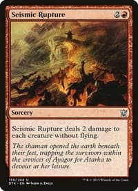 Seismic Rupture - Dragons of Tarkir - Magic: The Gathering card