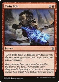 Twin Bolt - Dragons of Tarkir - Magic: The Gathering card