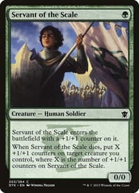 Servant of the Scale - Dragons of Tarkir - Magic: The Gathering card