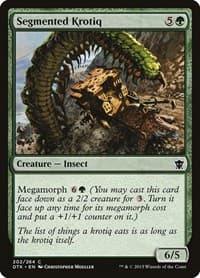 Segmented Krotiq - Dragons of Tarkir - Magic: The Gathering card