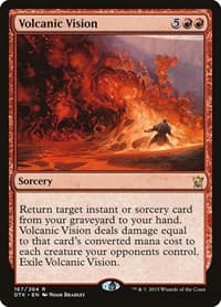Volcanic Vision - Dragons of Tarkir - Magic: The Gathering card