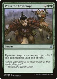 Press the Advantage - Dragons of Tarkir - Magic: The Gathering card