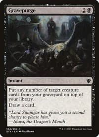 Gravepurge - Dragons of Tarkir - Magic: The Gathering card