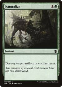 Naturalize - Dragons of Tarkir - Magic: The Gathering card