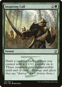 Inspiring Call - Dragons of Tarkir - Magic: The Gathering card