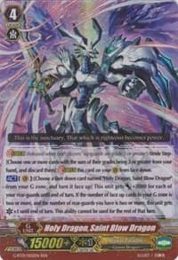 Holy Dragon, Saint Blow Dragon - G-BT01: Generation Stride - Cardfight Vanguard card